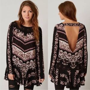 Free People Womens Smooth Talker Tunic Top Size S Multicolor